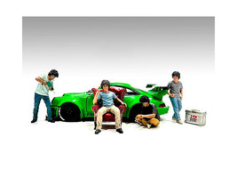 &quot;RWB Legend Akira Nakai&quot; 6 piece Figures and Accessories for 1/18 Scale Models b - £74.23 GBP