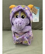 Walt Disney World Epcot Figment in a Hoodie Pouch Blanket Plush Doll NEW - $67.78 CAD