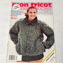 Mon Tricot Knit &amp; Crochet Magazine MD68 Fall Issue coats jackets blousons - $12.98