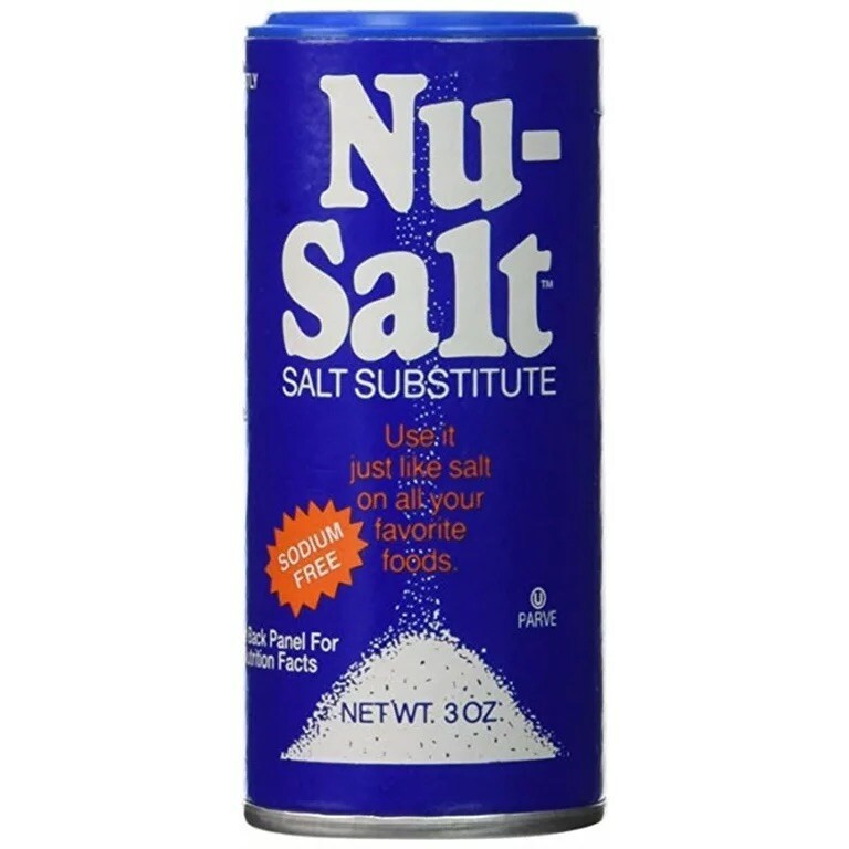 Nu-Salt - Salt Substitute - 3oz Canister - Sodium Free Table Salt Altern... - $7.95