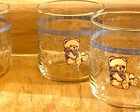 Tienshan Country Bear Rocks Juice Glasses Libbey  3.5&quot; Set Of 3 Theodore... - $17.80