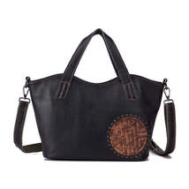 Vintage leather  women&#39;s Tote Women Handbags Business Shoulder Bags top fashion - £80.47 GBP