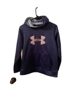 Under Armour Youth Boys Blue Hooded Sweatshirt Hoodie Size Large - £23.79 GBP