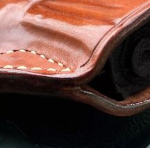 Fits Kahr Arms CM9 3”BBL Leather Paddle Holster With Open Top #1120# RH image 2