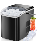Countertop Bullet Ice Maker Portable Ice Machine with Ice Scoop 26lbs/24hrs - $1,473.90 MXN