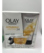 Olay Regenerist Vitamin C+Peptide 24, Hydrating Moisturizer &amp; Facial Cle... - $18.88