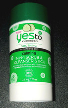 Yes To Cucumbers Soothing Sensitive Skin Calming 2-in-1 Scrub &amp; Cleanser... - $7.81