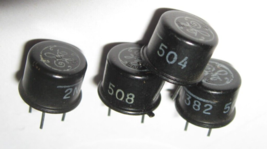 lot 4 pcs VINTAGE GE top hat black 2N382	 transistors - $461.62 MXN