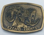 Vintage Ezzard-Eberts RAM Ottone Massiccio Cintura Fibbia Pecora Testa C... - $28.47