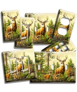 WHITETAIL DEER BUCK LIGHT SWITCH WALL PLATE OUTLET HUNTING CABIN HOME RO... - £7.98 GBP+