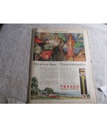 Vintage Texaco Oil Timken Bearings Magazine Print Advertising original 1929 - £19.46 GBP