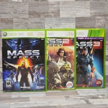 Mass Effect Trilogy 1 2 3 (Xbox 360, 2007) Tested Working - £11.68 GBP