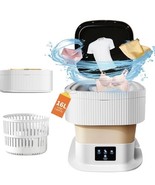 Portable Washing Machine 16L Upgraded Mini Washer with Spin Basket Laundry - $49.49
