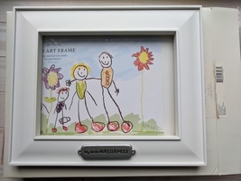 Hallmark Kid&#39;s Art Frame 8-1/2x11 Painted Wood &quot;My Little Masterpiece&quot; - £33.73 GBP