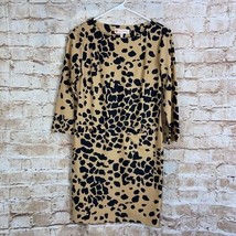 Jude Connally Sabine Shift Dress Leopard Size XS - £26.46 GBP