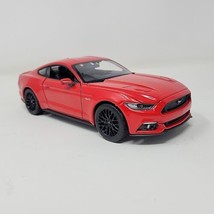 Welly Ford Mustang Gt 2015 Red 1:24 Model 24062 - $24.93