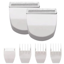2 Pack Professional Peanut Clipper/Trimmer Snap On Replacement Blades, White - £28.15 GBP