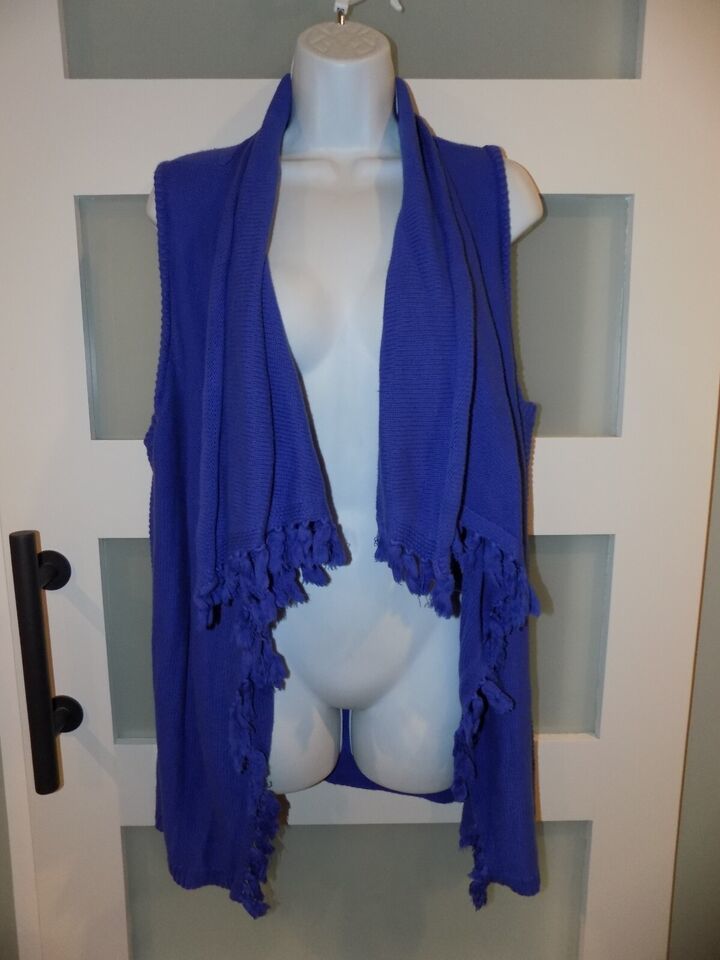 Lilly Pulitzer Mini Abbott Sweater Vest Bright Blue Size L Women's EUC - £33.29 GBP