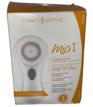 Clarisonic Mia 1 White Facial Sonic Cleansing 1 Speed works good - parts... - $600.06 MXN