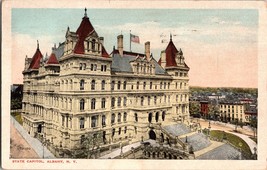 State Capitol building Albany New York Vintage Postcard  Postmarked 1919 (C14) - £5.15 GBP