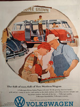 1958 Holiday Original Art Ad Advertisement VOLKSWAGON VW Automobiles - $14.40