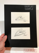 2 Leaf Sketches 2004 C Peterson * Original Drawings * SIGNED pair Art Deco Style - £80.55 GBP