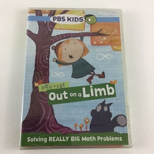 PBS Kids DVD Peg & Cat Out On A Limb Math Problems Special Features New Sealed - £10.91 GBP
