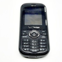 Vintage LG Cosmos VN250 Black Verizon Slider Cell Phone Camera Working - $19.80