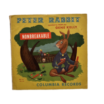 Peter Rabbit W/ Gene Kelly Album 78 RPM Coumbia Childrens VTG 1946 Recor... - $5.90