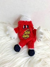 Jelly Belly Bean Bag Plush Keychain Red 2009 7.5 in Tall Stuffed Toy - $7.92