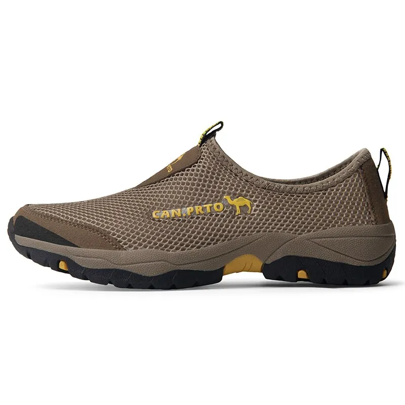 Fashion Summer Shoes Men Casual Shoes Air Mesh Outdoor Breathable Slip-on Man Fl - £54.86 GBP