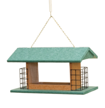 LARGE 2 SUET CAKE &amp; SEED Hanging  BIRD FEEDER - Amish Handmade in USA - $142.99