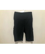 Athleta Ultimate Stash Pocket 7&quot; Short High Rise Black Size XXS Pockets - $29.69