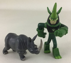 Wild Kratts Creature Power Chris Rhino Action Figures 2014 Wicked Cool Toys - £30.65 GBP