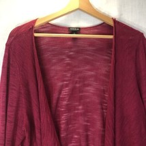 Torrid 2 Dark Wine Open Front Cardigan Sweater - $24.74