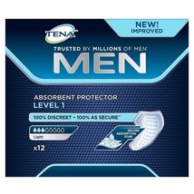 Tena Men Absorbent Pads Level 1 - Pack of 12 - $10.01