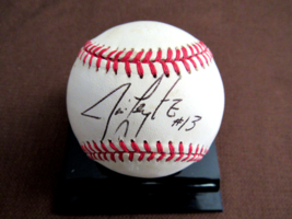 Jim Leyritz # 13 New York Yankees Early Signed Auto Vintage Oal Baseball Jsa - £69.98 GBP