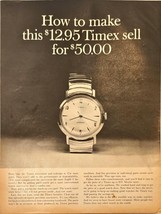 Timex Watches Redesign Mirror Like Movement -1961 Vintage Print Ad - $148.60 MXN