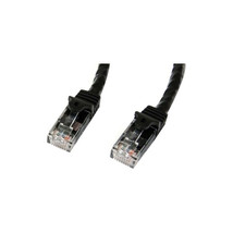 STARTECH.COM N6PATCH5BK 5FT BLACK CAT6 ETHERNET CABLE DELIVERS MULTI GIG... - £24.88 GBP