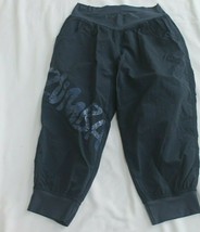 Zumba Wear Active Capri Pants Womens NAVY Pockets Size Large Dance Workout - £11.73 GBP