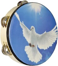 Ennbom Tambourine Hand Bell Double Row Jingles Music Persuccion, 8 Inch,... - $44.96