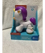 Fisher Price -Unicorn Clicker Pal- Helps Early Development- 6m+ NEW IN BOX  - £11.66 GBP