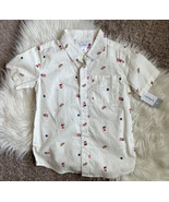 Carter’s Americana Button Down Shirt Size Boys 8 USA 4th Of July - £14.00 GBP