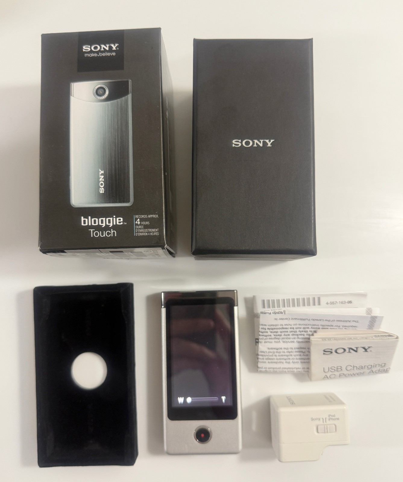 Sony Bloggie Touch MHS-TS20/SC Camcorder Silver  TESTED/WORKS - $54.44