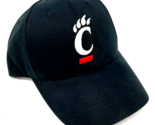 UNIVERSITY OF CINCINNATI BEARCATS LOGO BLACK CURVED BILL ADJUSTABLE HAT ... - $16.10