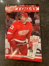 Red Wings Today Program - Detroit vs. Columbus Issue 3 Game 12 January 1... - £7.06 GBP