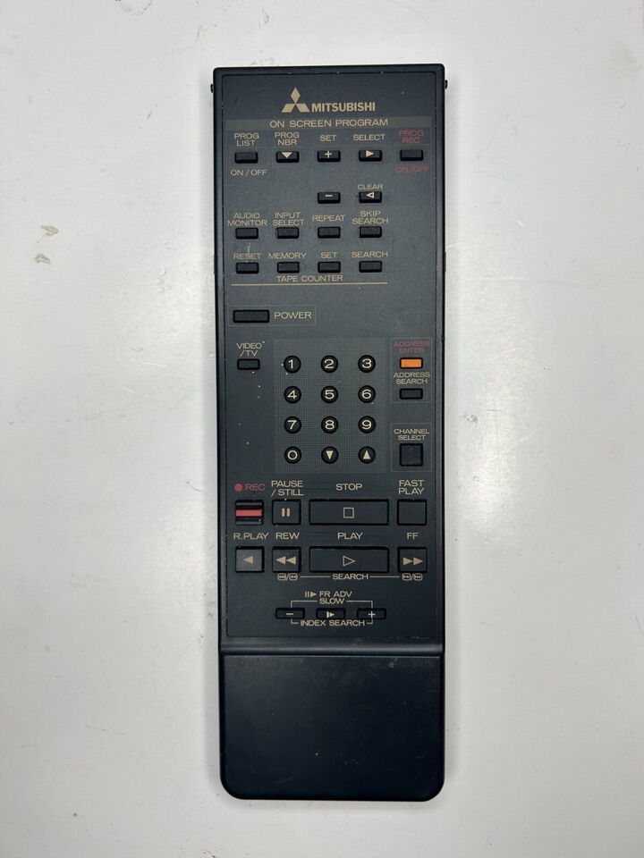Mitsubishi 939P209A2 / 939P209020 TV VCR Remote Control for HS413UR, HSU70 +  			