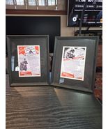 Lot Of 2 Framed Custom Printed, Not Original Harley Davidson Magazine Ad... - €17,13 EUR