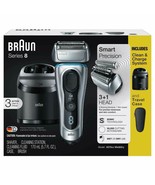 Braun Series 8 Wet/Dry Electric Shaver with Travel Case Cleaning Station... - $235.12