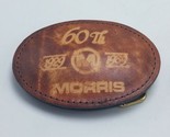 Vintage 1989 MORRIS 60th Anniversary Belt Buckle- Numbered 3 3/4&quot; x 2 5/8&quot; - $16.34